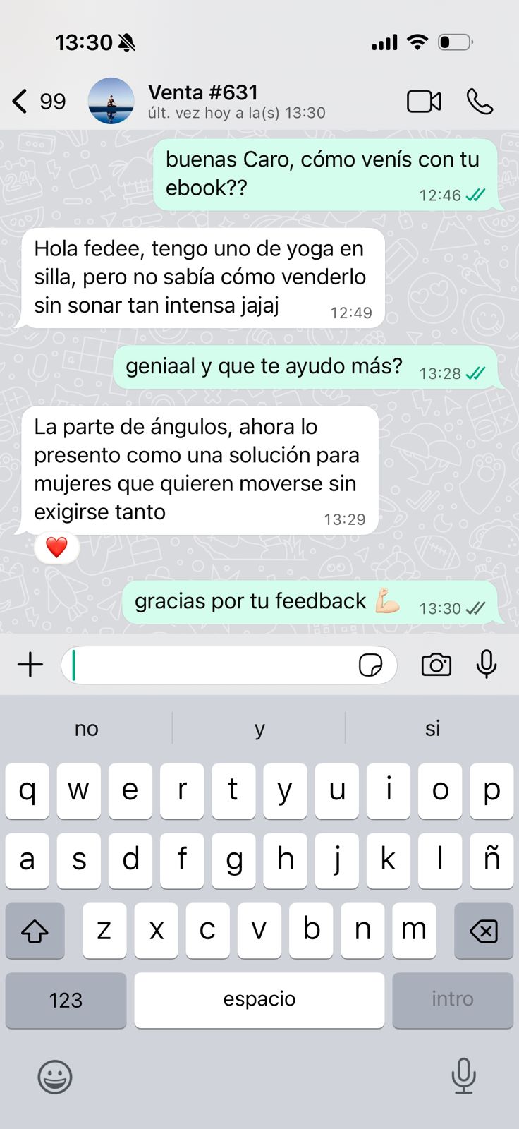 Captura de feedback o prueba social